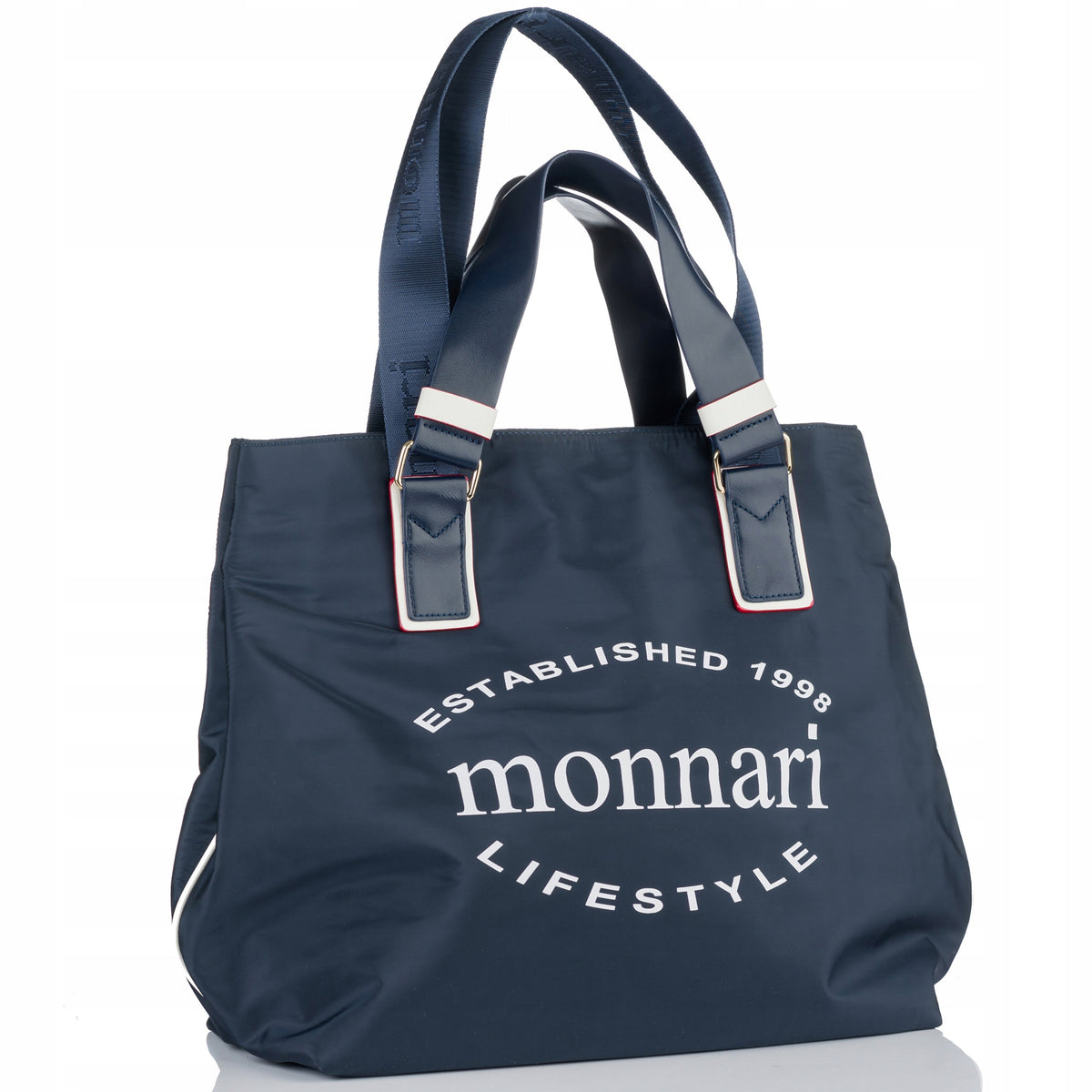 Torebka shopper Monnari z ekoskóry – niebieska