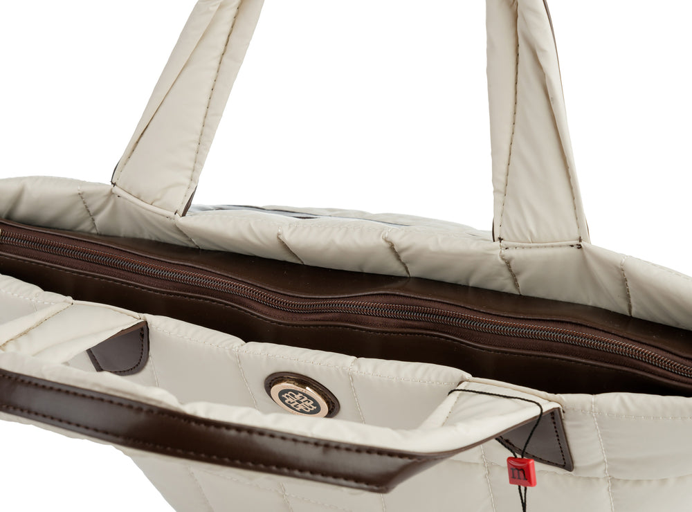 Torba shopper damska Monnari praktyczna – beżowa