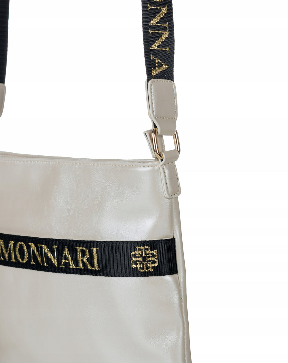 Listonoszka pikowana Monnari perłowa, crossbody