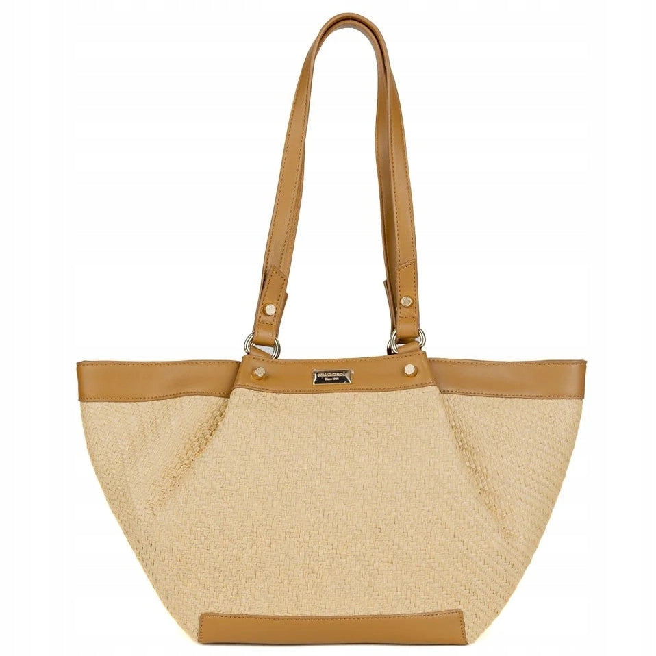 Torba shopper koszyk Monnari z plecionką