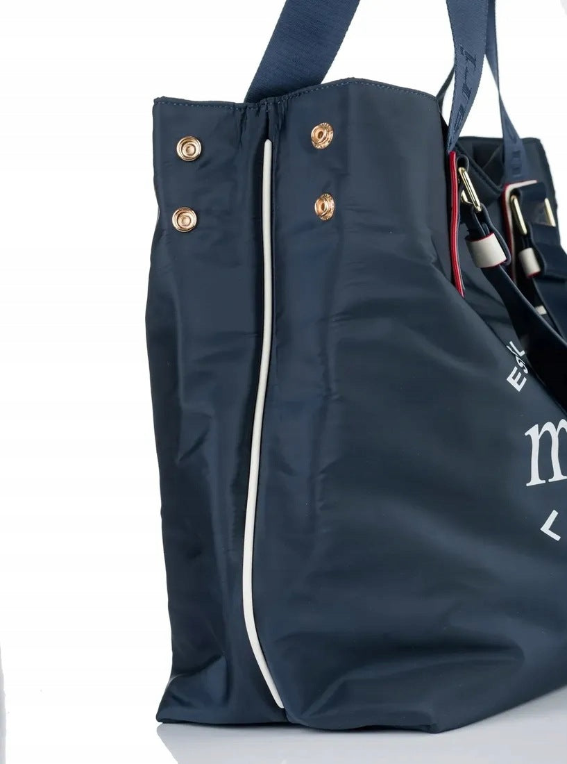 Torebka shopper Monnari z ekoskóry – niebieska