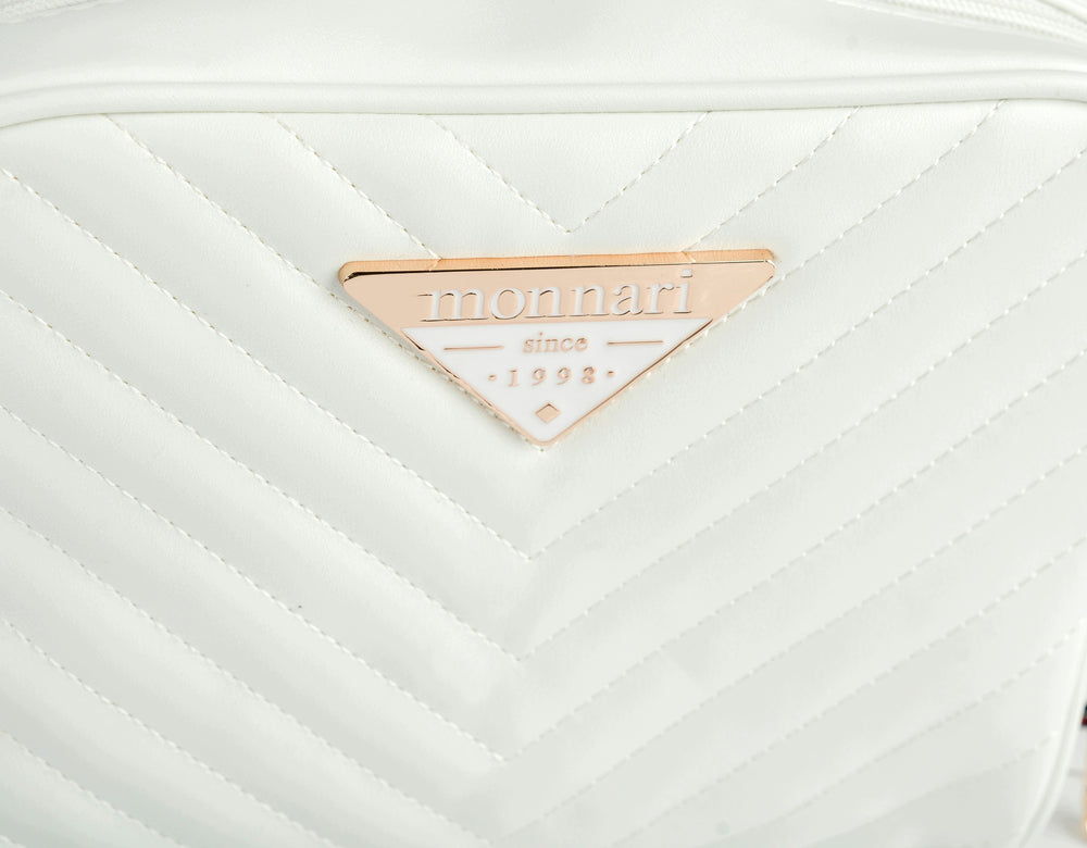 Listonoszka crossbody damska Monnari elegancka – biała