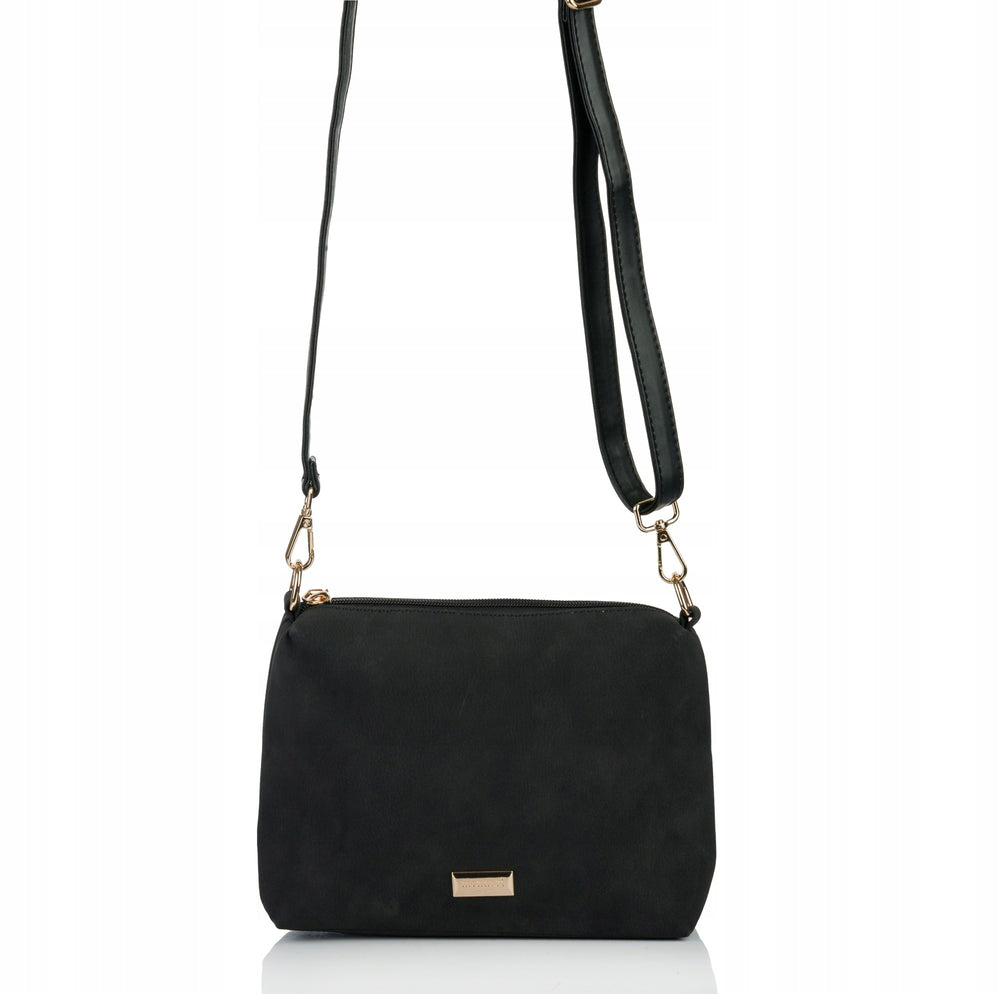Torebka shopper z listonoszką 2w1 Monnari – czarna