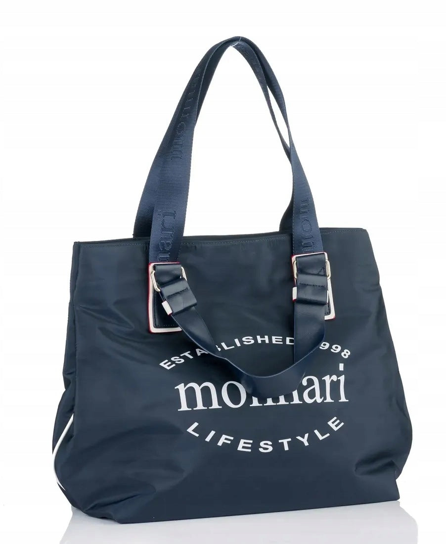 Torebka shopper Monnari z ekoskóry – niebieska