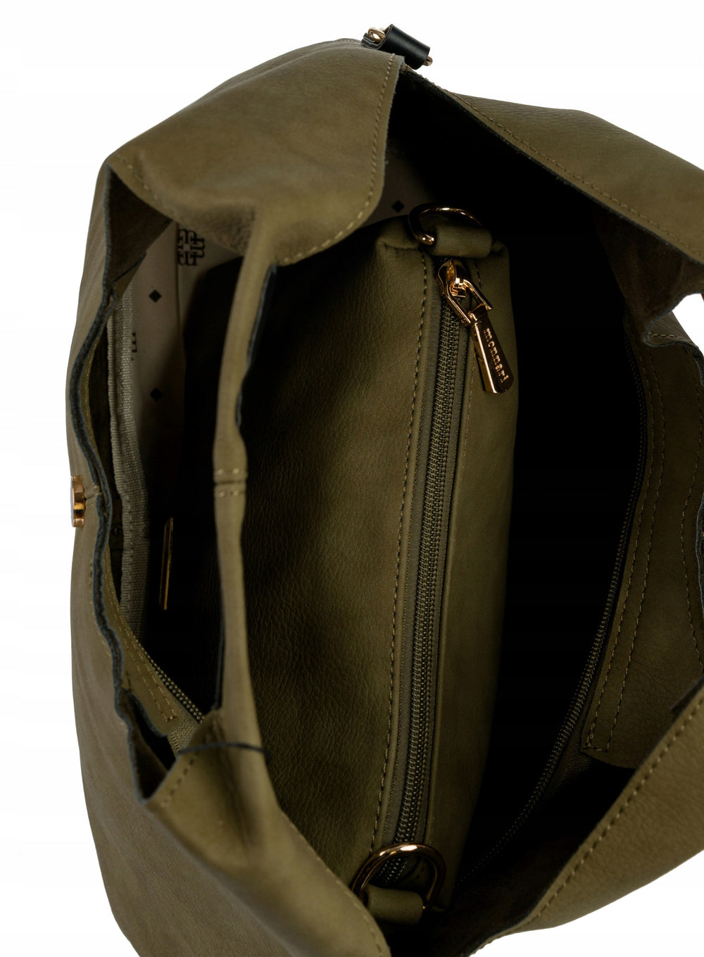 Torebka shopper z listonoszką 2w1 Monnari – zielona