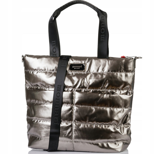 Torba shopper damska Monnari duża – metaliczna
