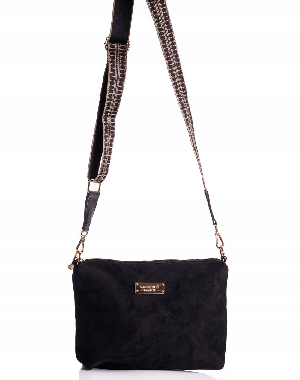 Torebka shopper z listonoszką 2w1 Monnari, zamszowa