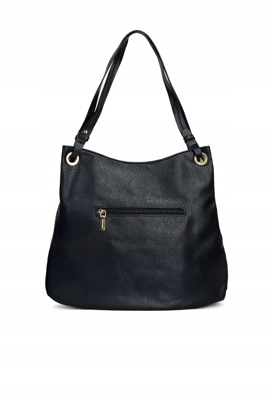 Torebka shopper Monnari z przywieszką – czarna