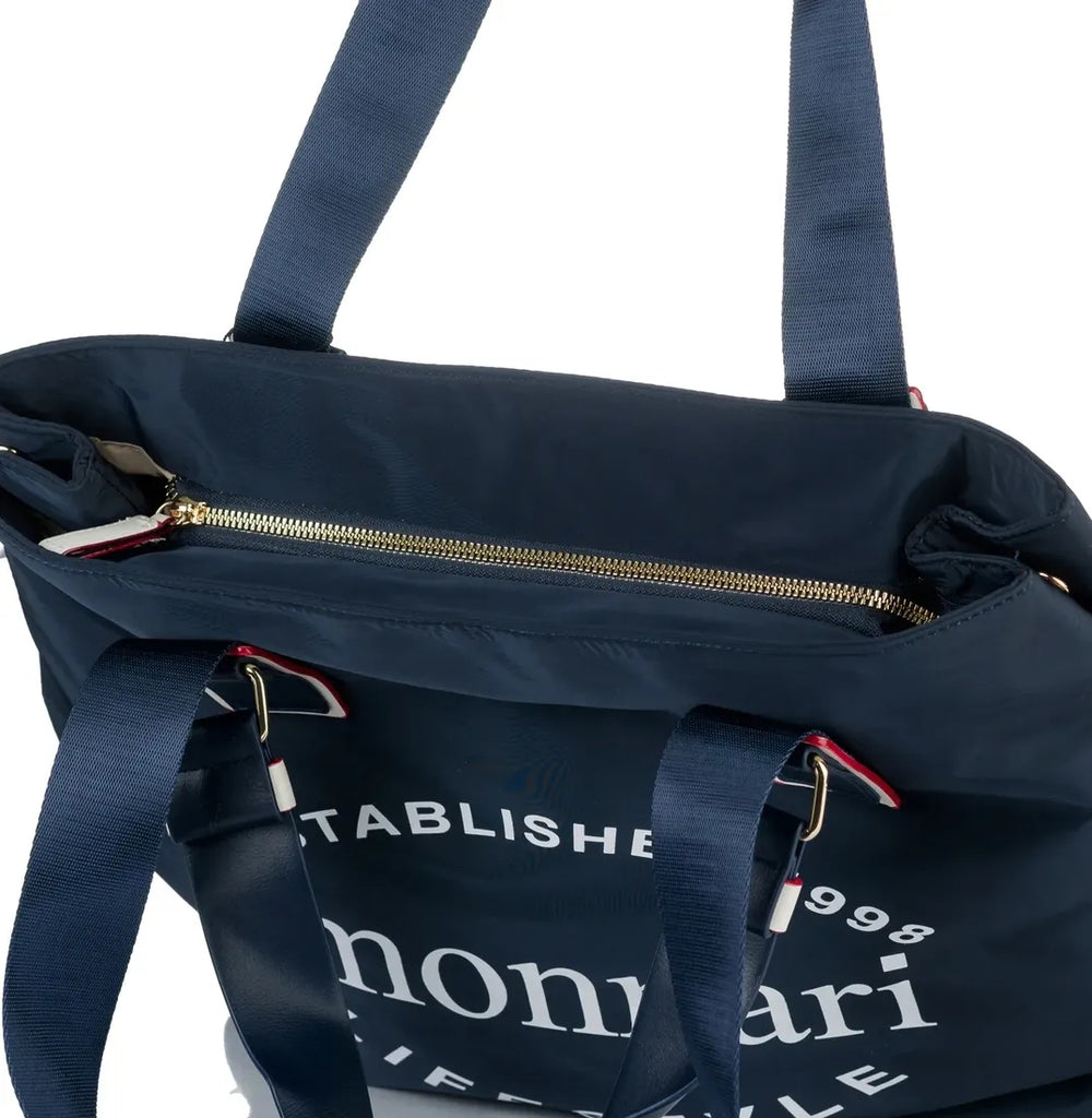 Torebka shopper Monnari z ekoskóry – niebieska