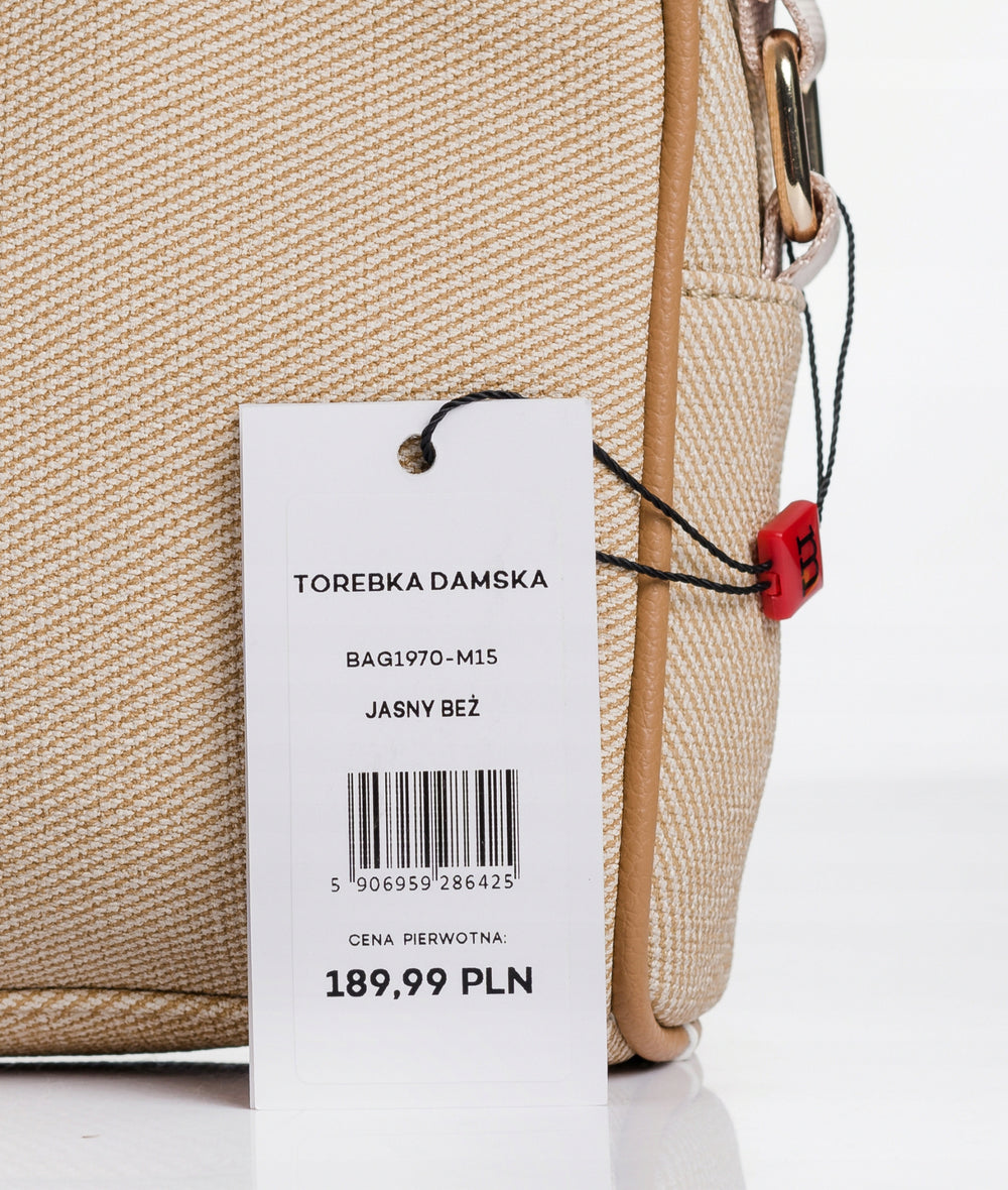 Listonoszka crossbody damska Monnari elegancka – beżowa