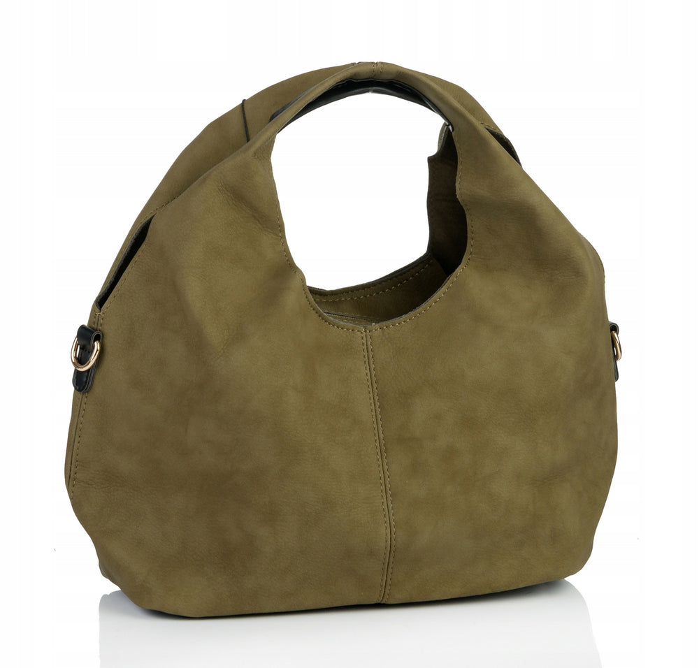 Torebka shopper z listonoszką 2w1 Monnari – zielona