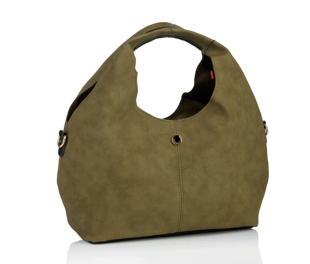 Torebka shopper z listonoszką 2w1 Monnari – zielona