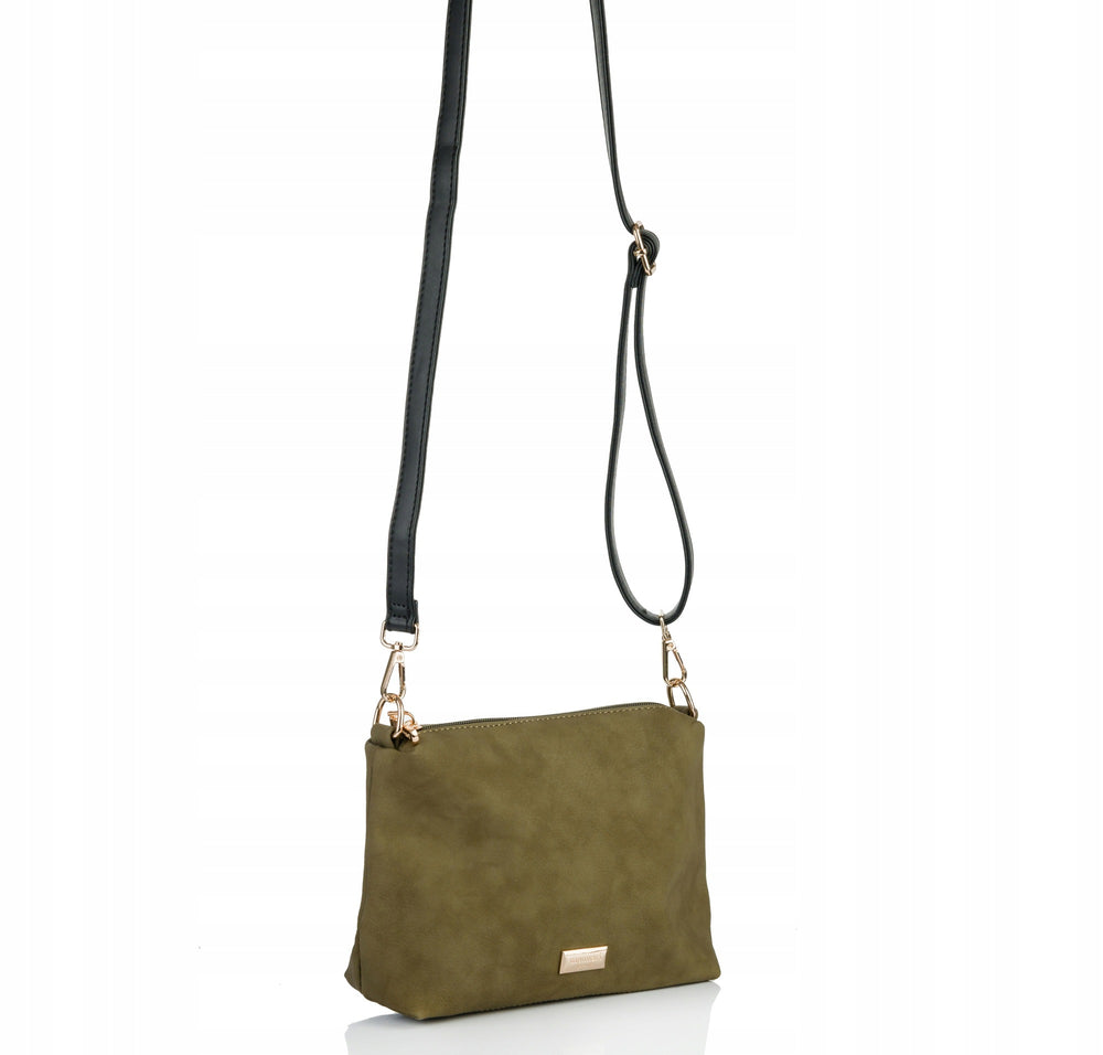Torebka shopper z listonoszką 2w1 Monnari – zielona