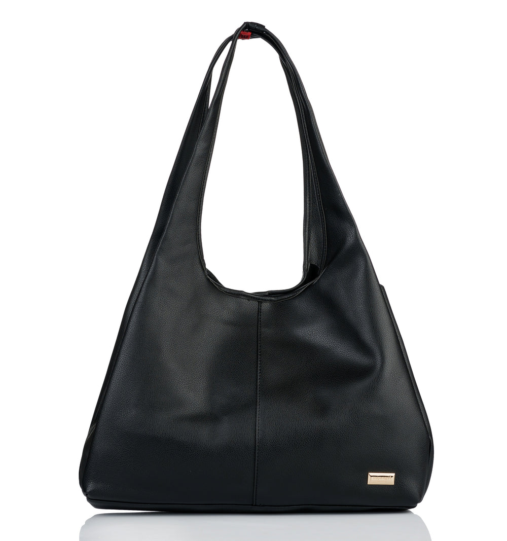 Torebka shopper damska Monnari 3-komorowa – czarna