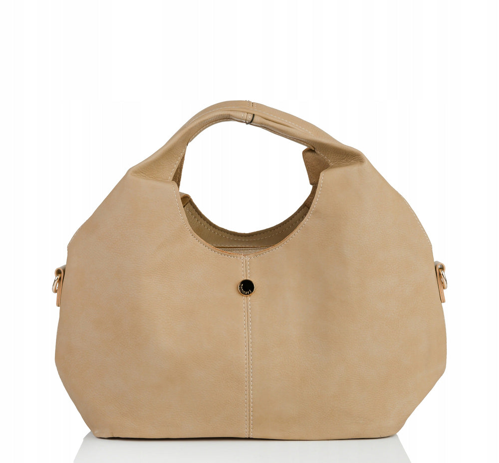 Torebka shopper z listonoszką 2w1 Monnari – beżowa