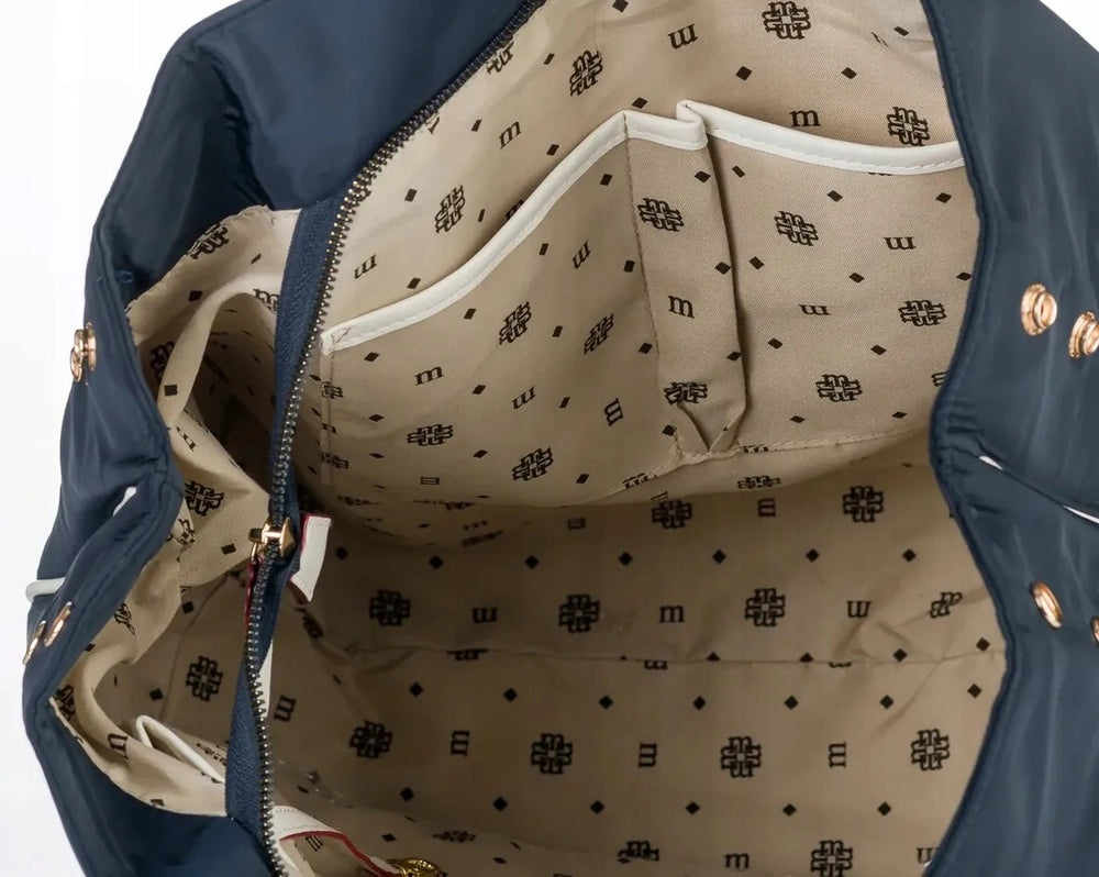 Torebka shopper Monnari z ekoskóry – niebieska