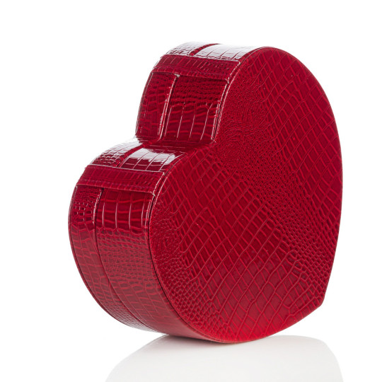 Elegancki kuferek na biżuterię w kształcie serca MONNARI