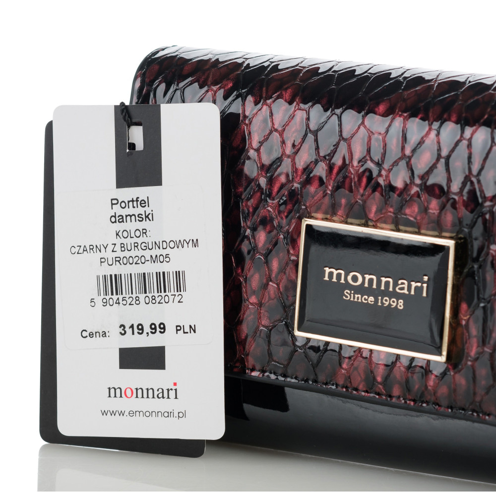 Klasyczny średni portfel damski MONNARI