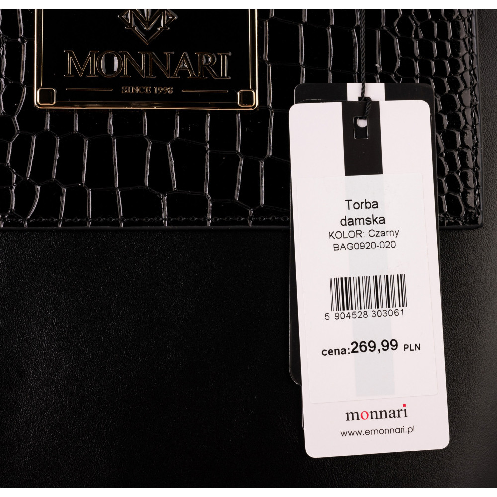 Pojemna klasyczna shopperka MONNARI