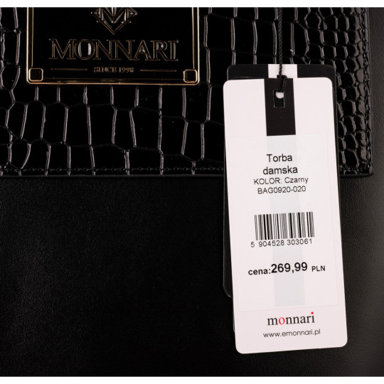 Pojemna klasyczna shopperka MONNARI