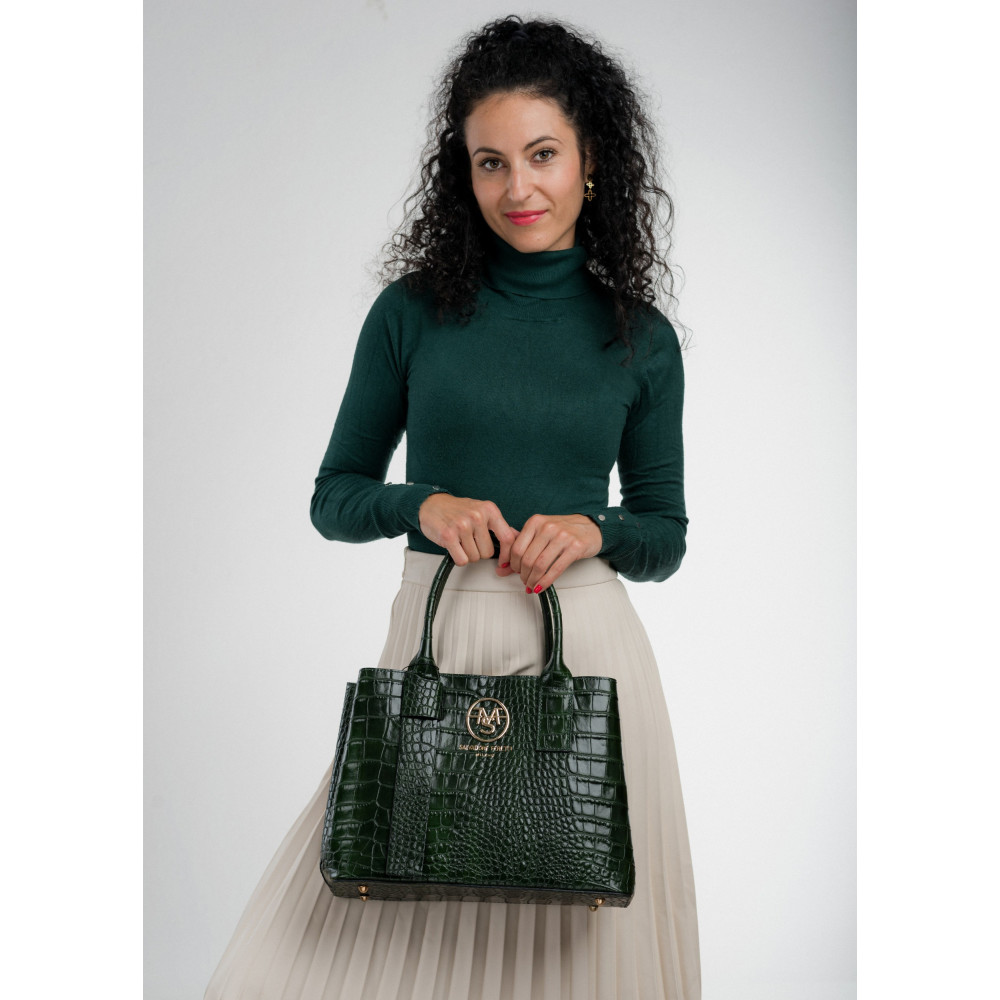 TORBA SHOPPER SALVADORE FERETTI SKÓRA NATURALNA