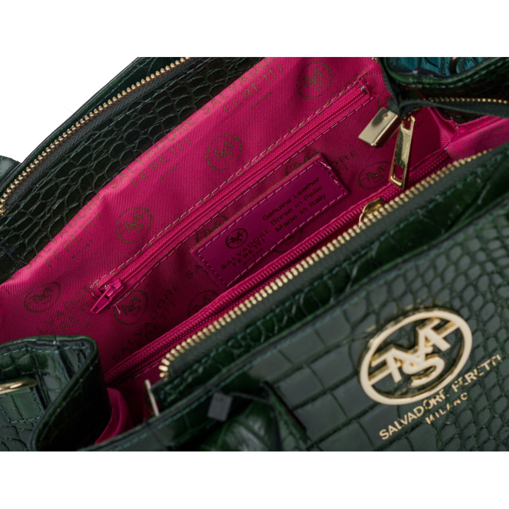 TORBA SHOPPER SALVADORE FERETTI SKÓRA NATURALNA