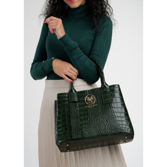 TORBA SHOPPER SALVADORE FERETTI SKÓRA NATURALNA