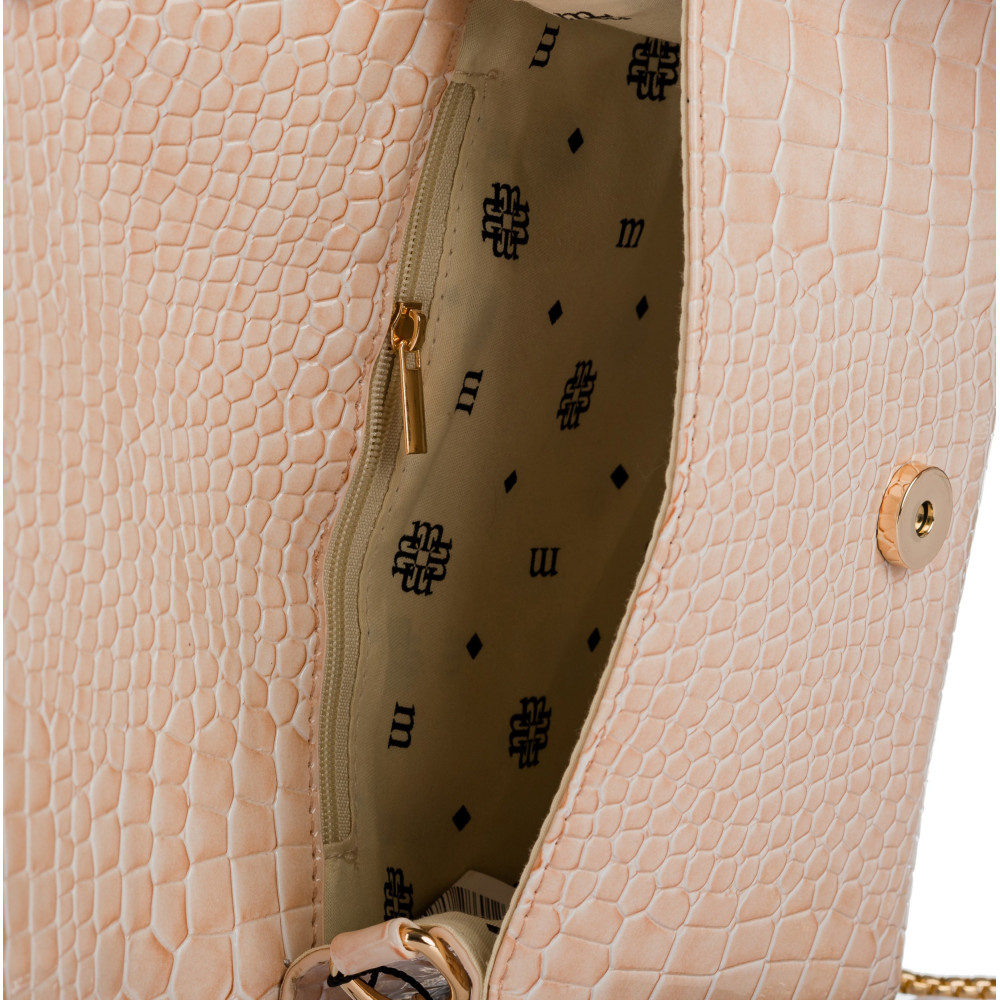 Klasyczna wzorzysta beżowa torebka MONNARI