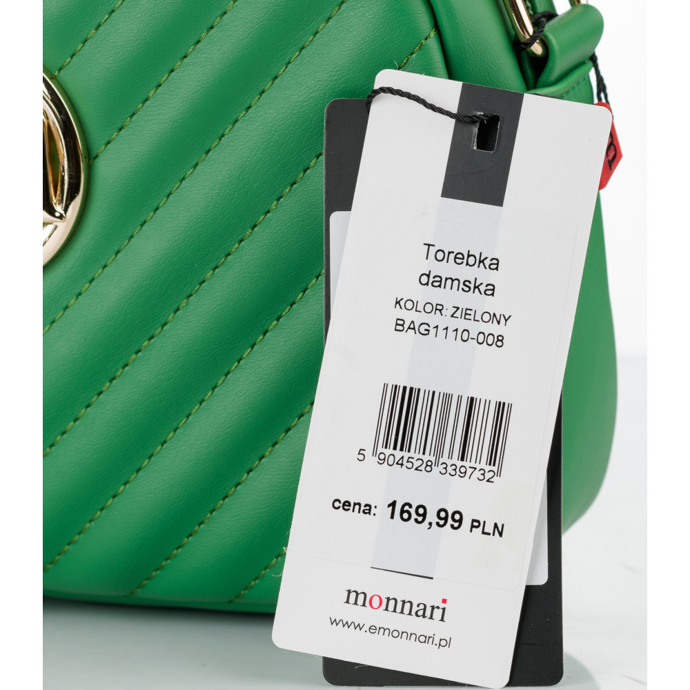 Zielona listonoszka crossbody  MONNARI