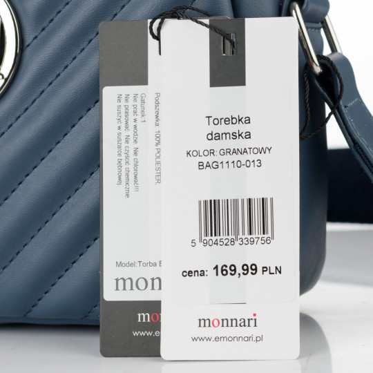 Granatowa Listonoszka crossbody  MONNARI