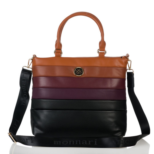 Pikowana torba z cieniowanym motywem MONNARI