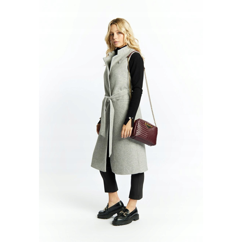 Torba Listonoszka Burgundowa MONNARI