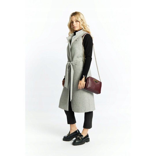 Torba Listonoszka Burgundowa MONNARI