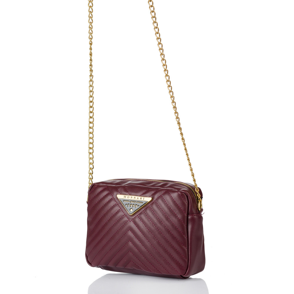 Torba Listonoszka Burgundowa MONNARI