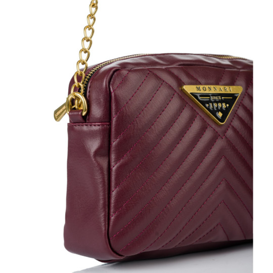 Torba Listonoszka Burgundowa MONNARI