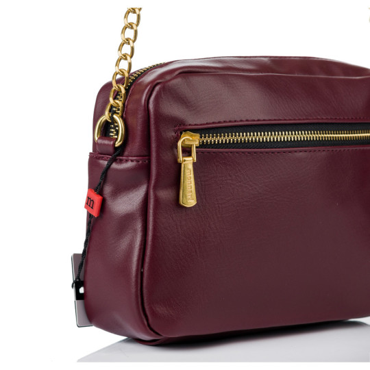 Torba Listonoszka Burgundowa MONNARI