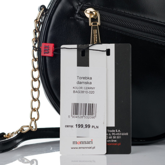 Okrągła torebka listonoszka Monnari