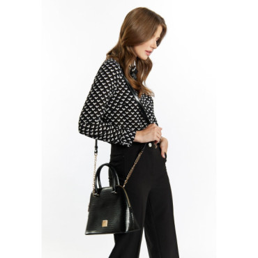 Mała aktówka z lakierowym wykończeniem MONNARI 2