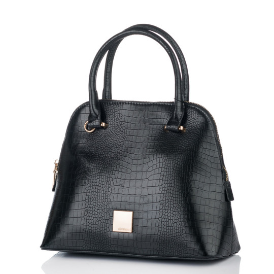 Mała aktówka z lakierowym wykończeniem MONNARI