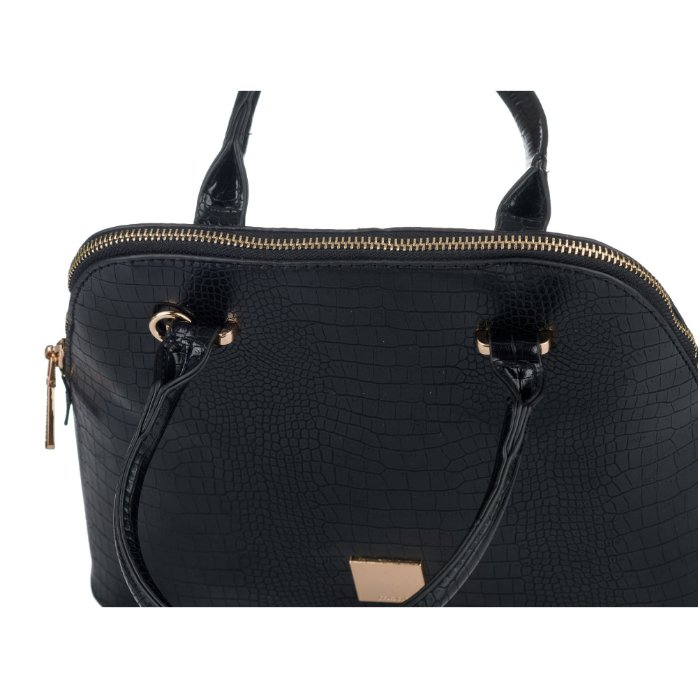 Mała aktówka z lakierowym wykończeniem MONNARI