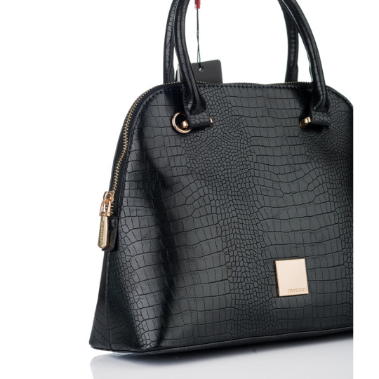 Mała aktówka z lakierowym wykończeniem MONNARI