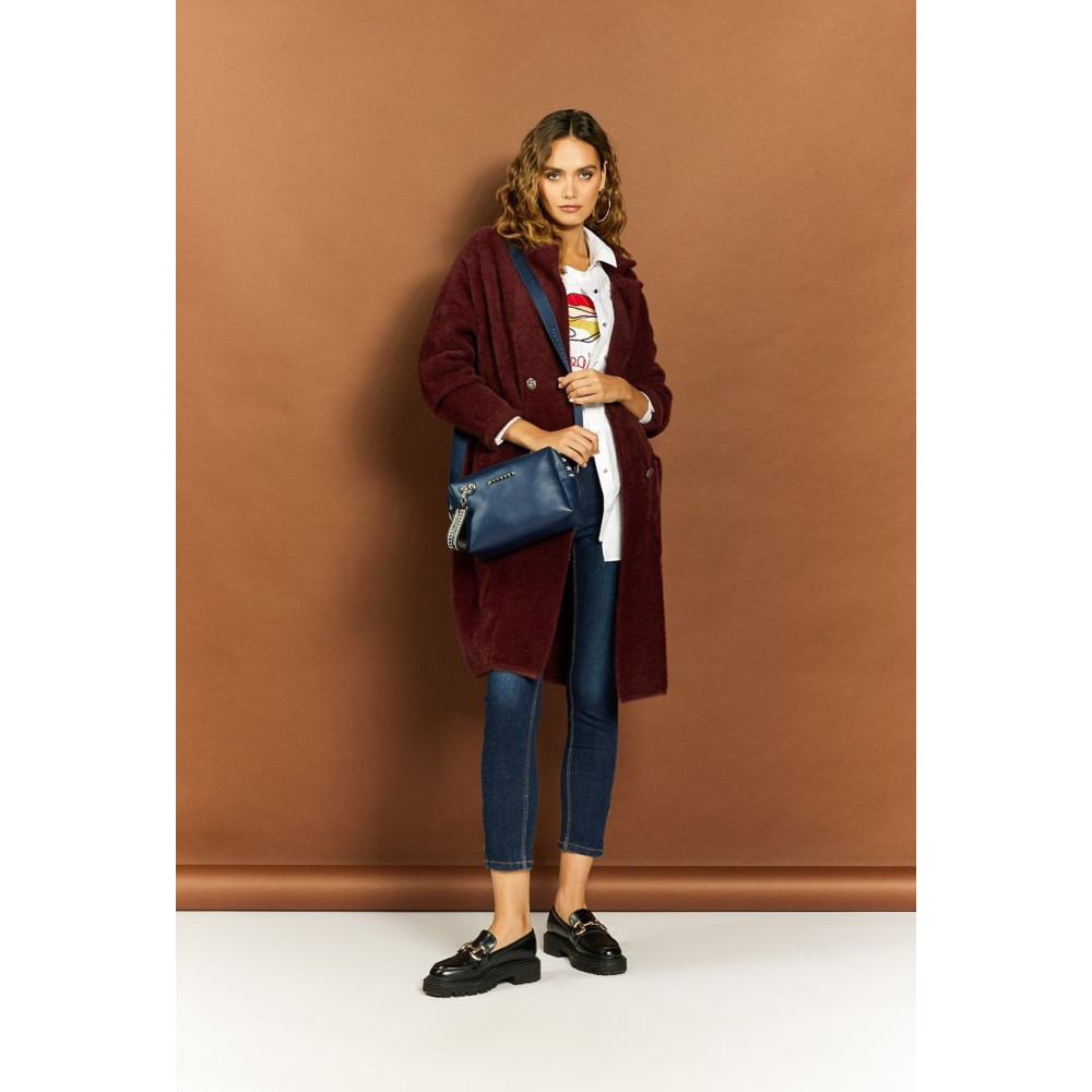 Granatowa Torba Sportowa crossbody MONNARI