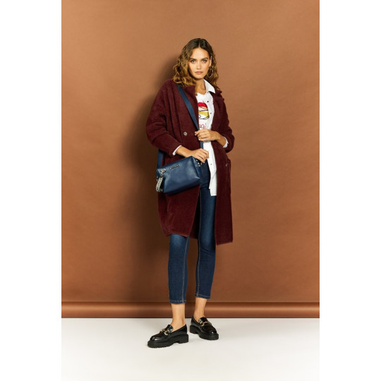 Granatowa Torba Sportowa crossbody MONNARI