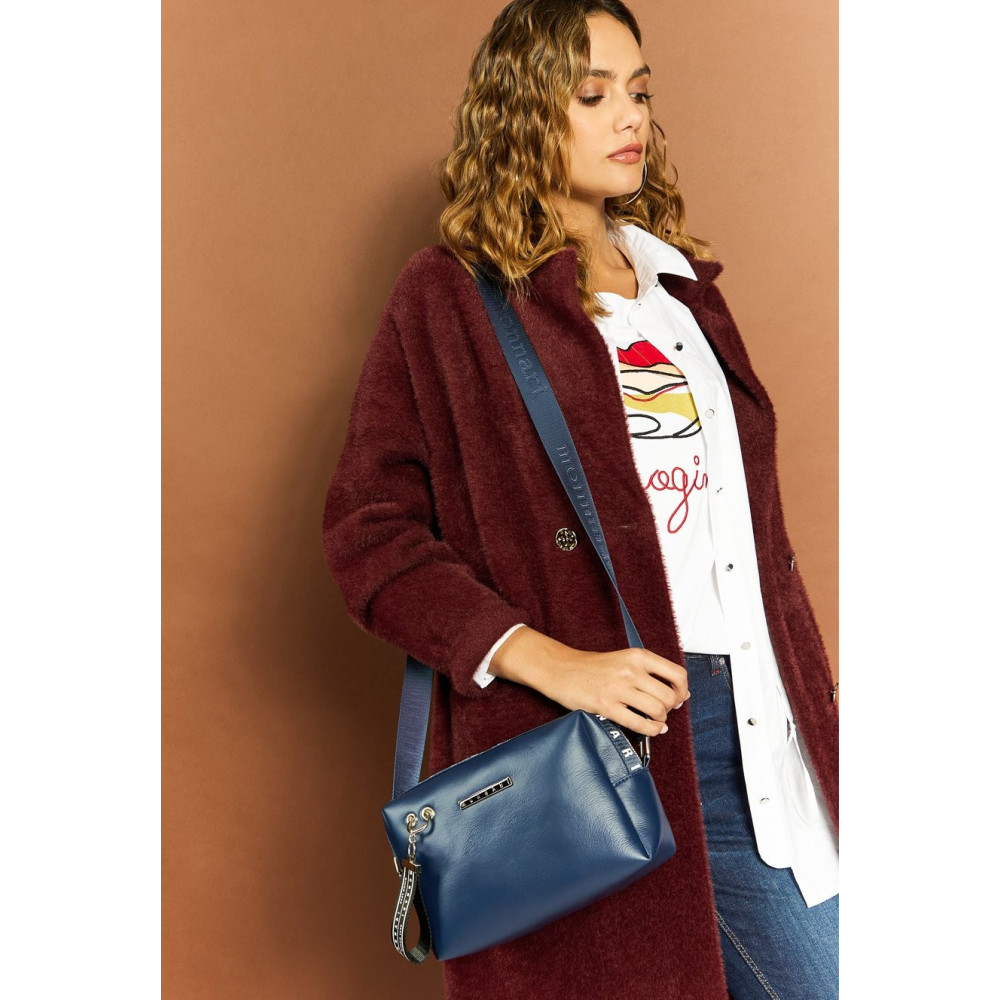 Granatowa Torba Sportowa crossbody MONNARI