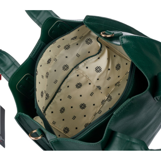 KLASYCZNA TORBA Z POMPONEM  MONNARI