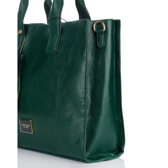 KLASYCZNA TORBA Z POMPONEM  MONNARI