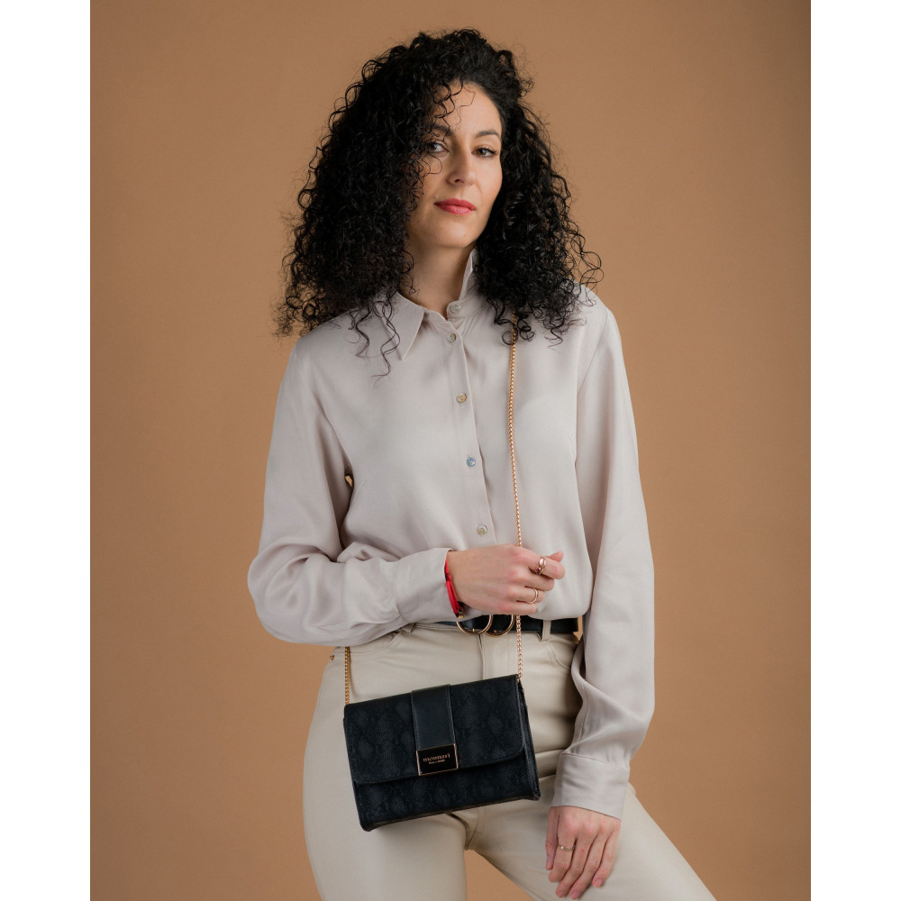 Klasyczna wzorzysta kopertówka MONNARI