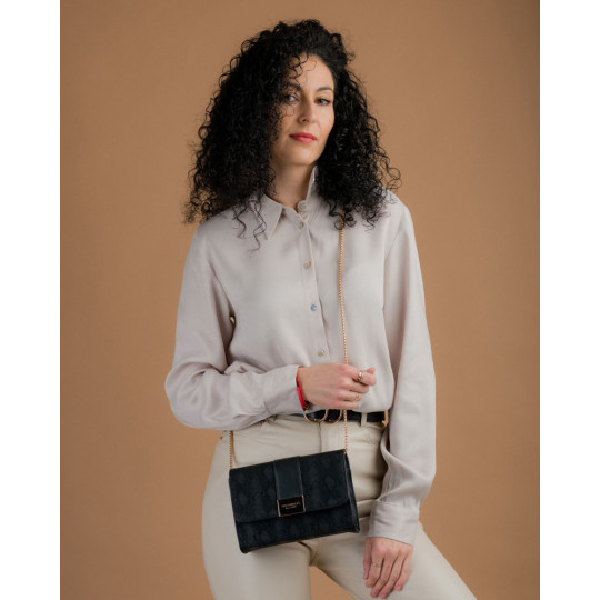 Klasyczna wzorzysta kopertówka MONNARI