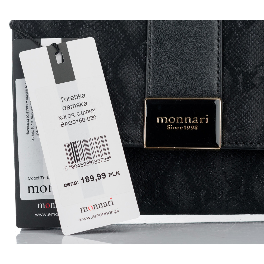 Klasyczna wzorzysta kopertówka MONNARI