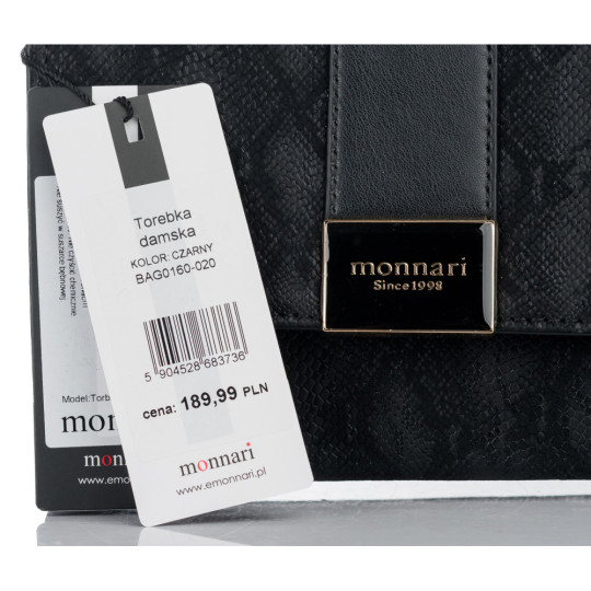 Klasyczna wzorzysta kopertówka MONNARI